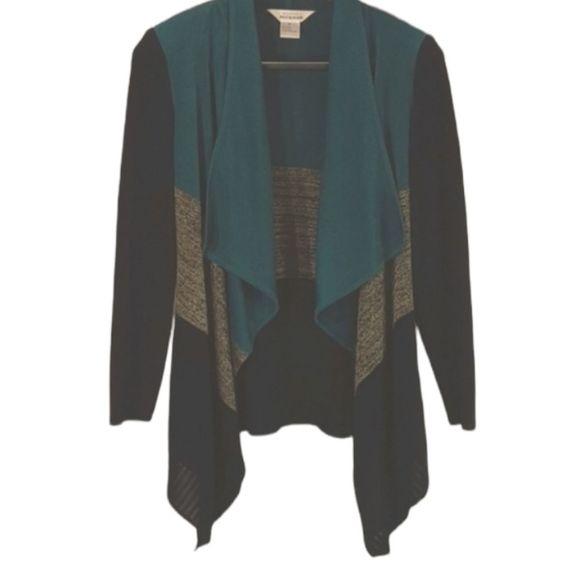 Sweaters - Exclusively Misook size small open front cardigan *